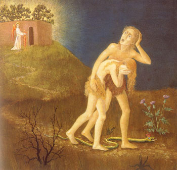 Adam et Ève chassés du Paradis par Bradi Barth