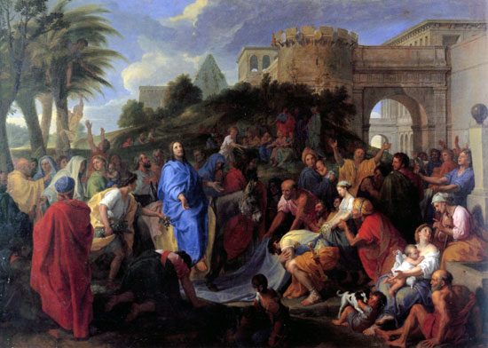Entrée de Jésus à Jérusalem par Le Brun