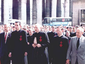 Remise du Liber II à Rome, le 13 mai 1983.
