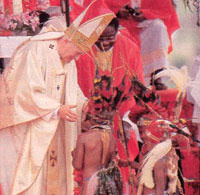 Jean-Paul II en Papouasie