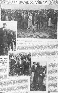 Miracle de la danse du soleil à Fatima - 13 octobre 1917