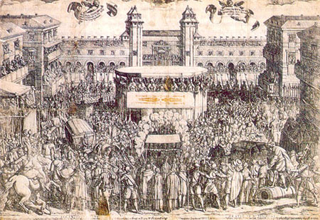 Ostension du Saint Suaire, le 4 mai 1613, à Turin 