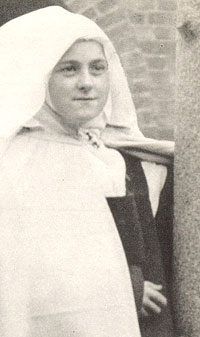 Sainte Thérèse novice au pied de la Croix (janvier 1889), détail