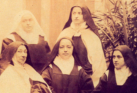 Famille de Sainte Thérèse sous le voile en 1894