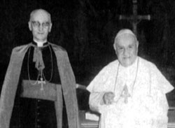 Mgr Duval et le pape Jean XXIII