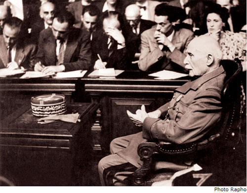 Le procès du Maréchal Pétain