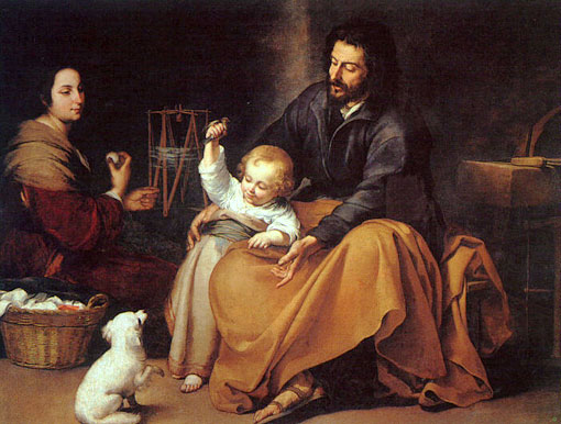 Sainte Famille par Murillo