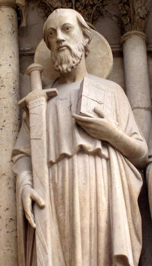 Saint Paul, Notre-Dame de Paris