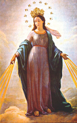 Tableau commandé en 1842 par Alphonse Ratisbonne en action de grâces à l'Immaculée Conception