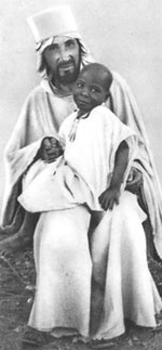 Le Père de Foucauld avec Abd Jesus