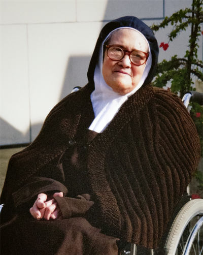 La vénérable sœur Lucie de Jésus en 2003