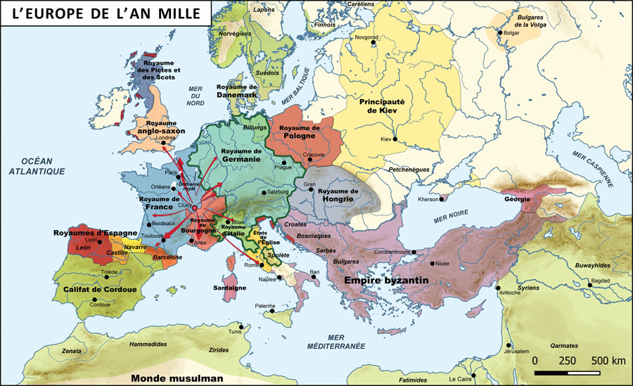 L’Europe de l’an mille.