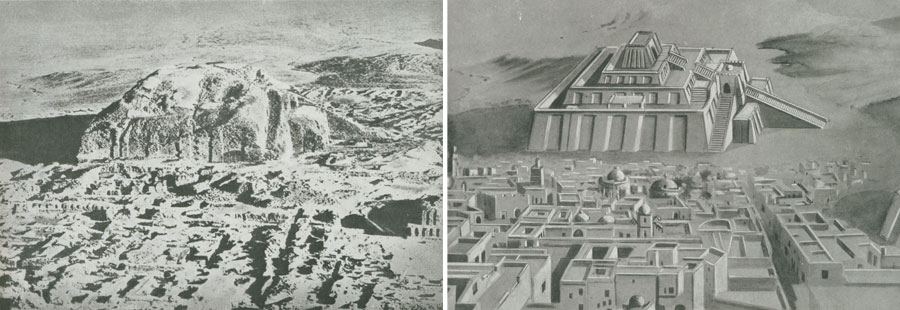 Les ruines de la ville d’Ur