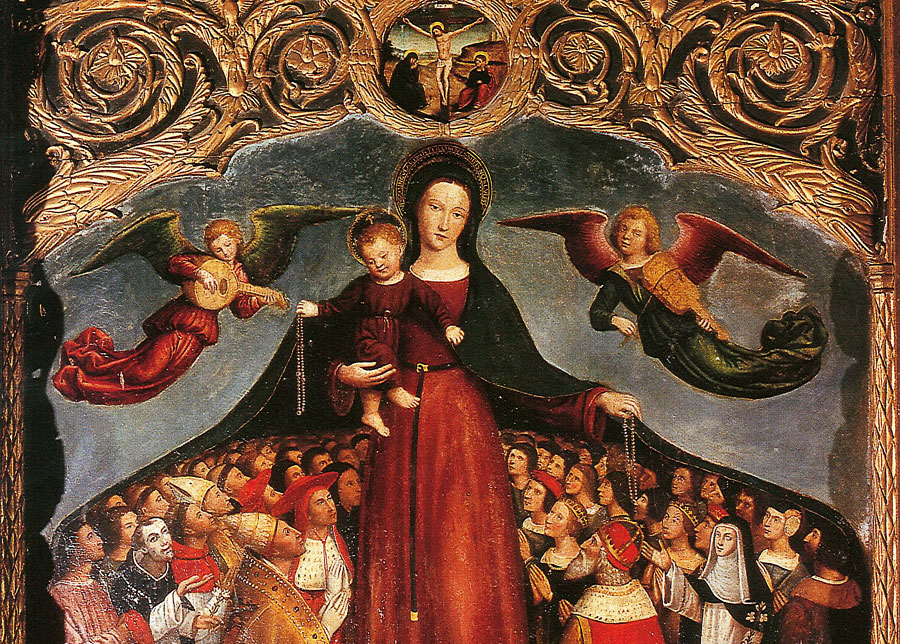 Vierge au mateau de Brea.
