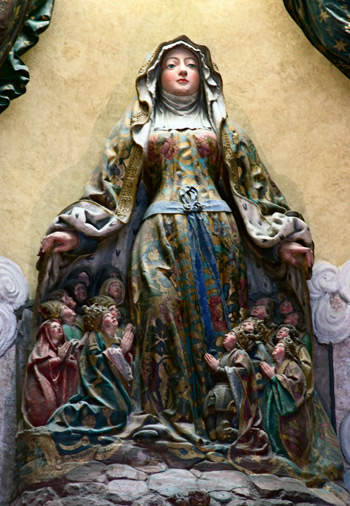 « La Vierge de Miséricorde », Église Notre-Dame de Bonsecours, Nancy