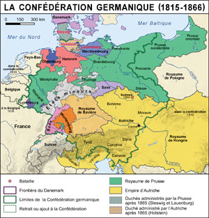La Confédération Germanique (1815-1866)