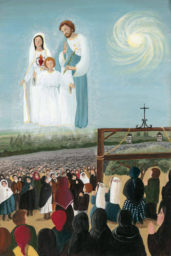 Apparition de la Sainte Famille à Fatima, 13 octobre 1917.