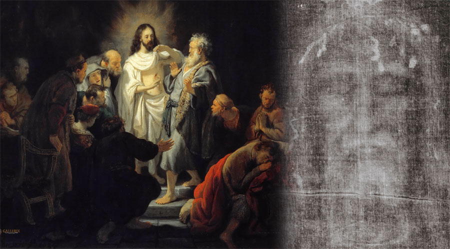 Apparition aux apôtres par Rembrandt