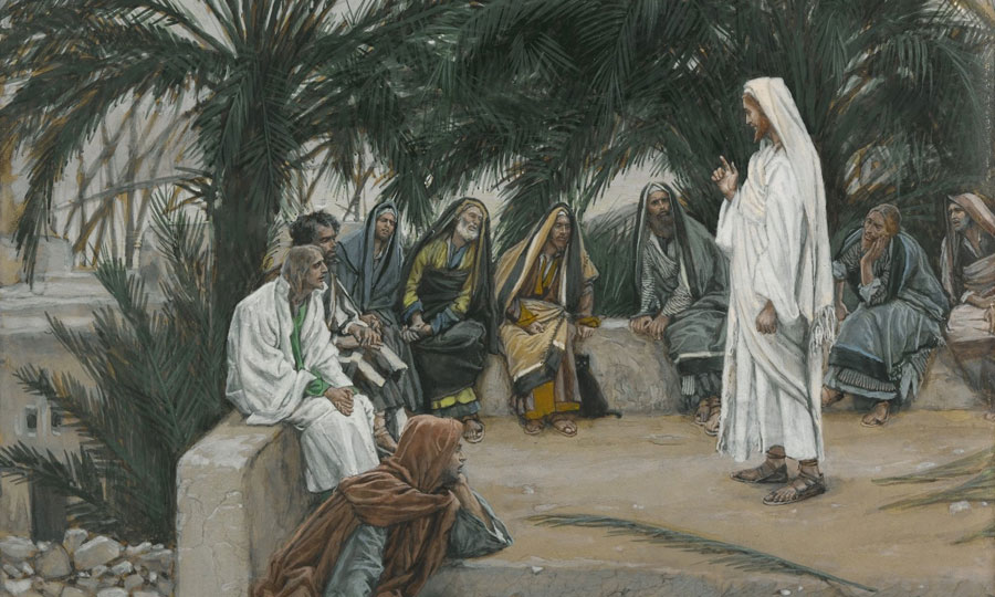 Jésus et ses disciples par James Tissot