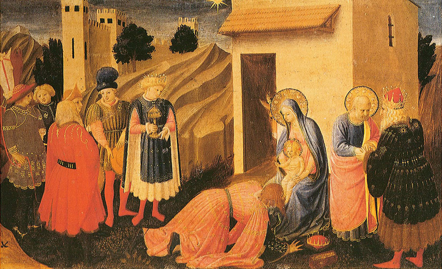 Adoration des Mages par Fra Angelico