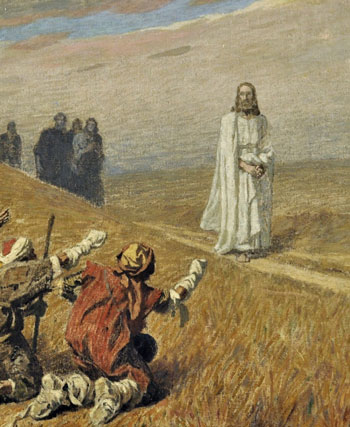 Jésus et les lépreux