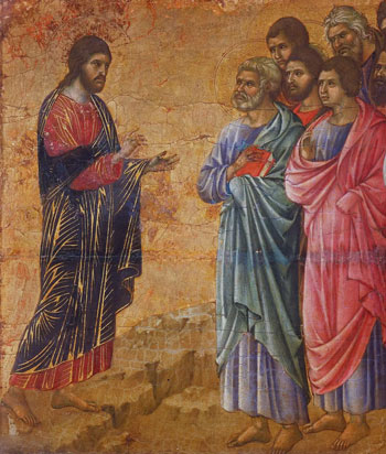 Jésus enseignant ses disciples