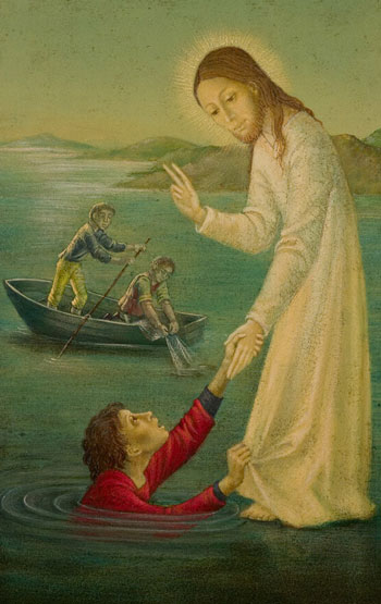 Jésus marchant sur l'eau