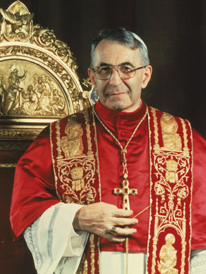 Le pape Jean-Paul Ier