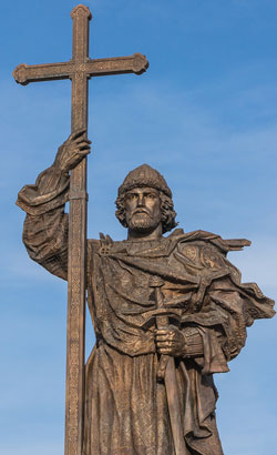 Statue de Saint Vladimir à Moscou