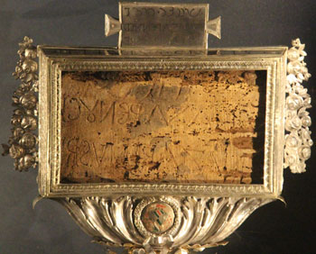 Le titulus conservé à Rome en l’église Sainte-Croix de Jérusalm